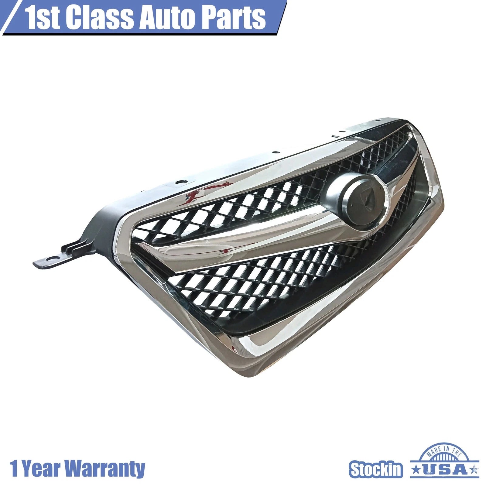 Chrome Grille Shell with Black Insert for Subaru Legacy (2010-2012)