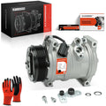 A/C Compressor with Clutch for Buick Enclave, Chevy Traverse (2009–2012)