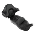 Driver Passenger Gel Seat Backrest for Harley CVO Street Road Glide (2014–2023)