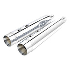 Set of 2 Megaphone Slip-On Exhaust Pipes for Harley Touring Electra Glide (2017–2025)