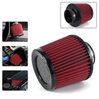 3" Cold Air Intake Cone Replacement Filter for RED