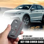 2X Silicone Key Fob Cover Case for VW (4 Buttons)