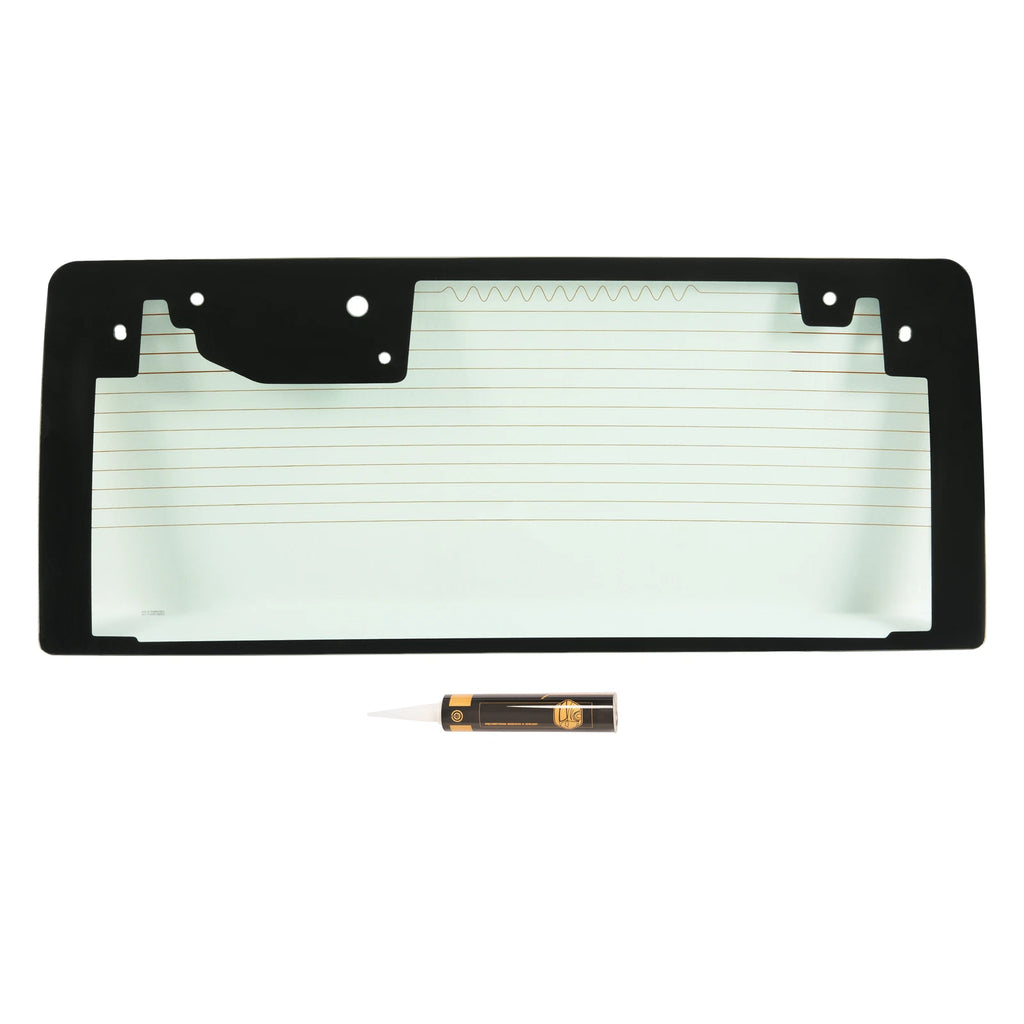 Rear Window Glass for Jeep Wrangler JK (2011–2017) W/Heated Light Green