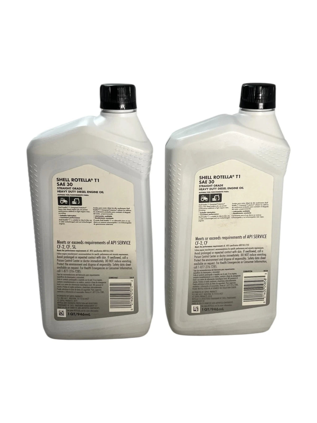 2X Shell Rotella SAE 30 T1 Engine Oil for HD Diesel