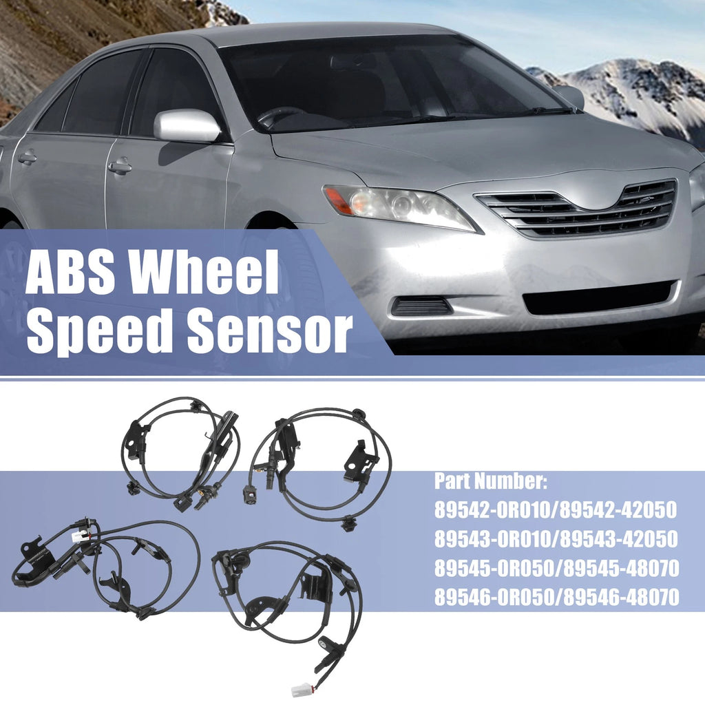 Set of 4 ABS Wheel Speed Sensors for Toyota RAV4 (2014–2018) 745060682741