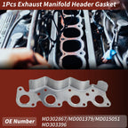 Exhaust Manifold Header Gasket for Mitsubishi Galant (1984–1992) MD302867