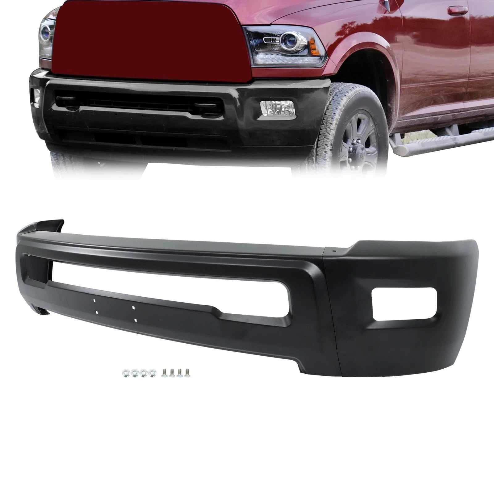 Split Steel Front Bumper for RAM 2500 3500 (2010-2018)