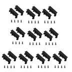 Set of 10 PCB Rail Mount Clips for Electronic Switches and Boards