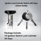 Ignition Switch Lock Cylinder w/ Keys for Chevy Silverado GMC Sierra (No Chip)