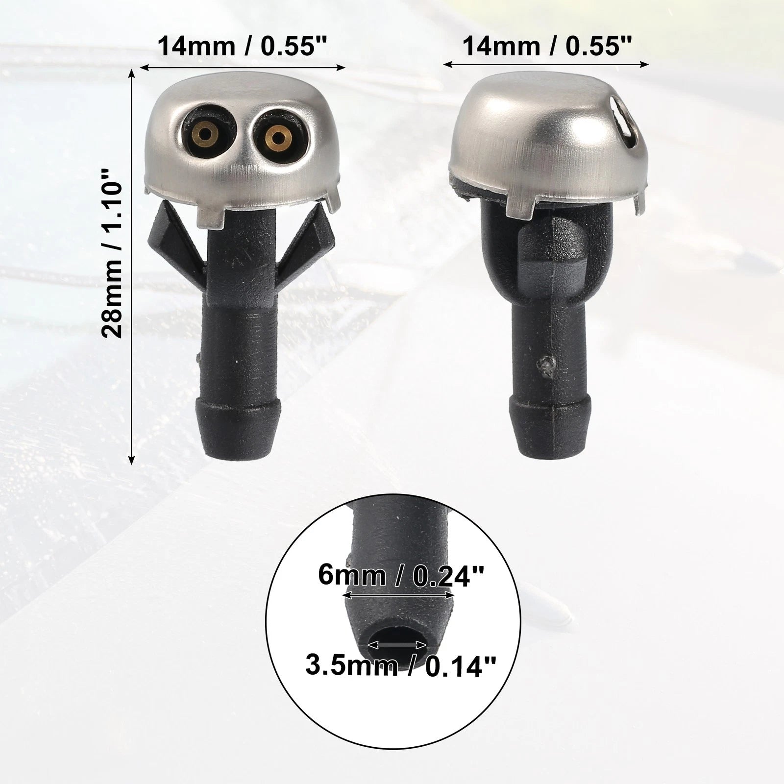 Wiper Washer Nozzle Spray Jet for Mercedes-Benz (1078600147)