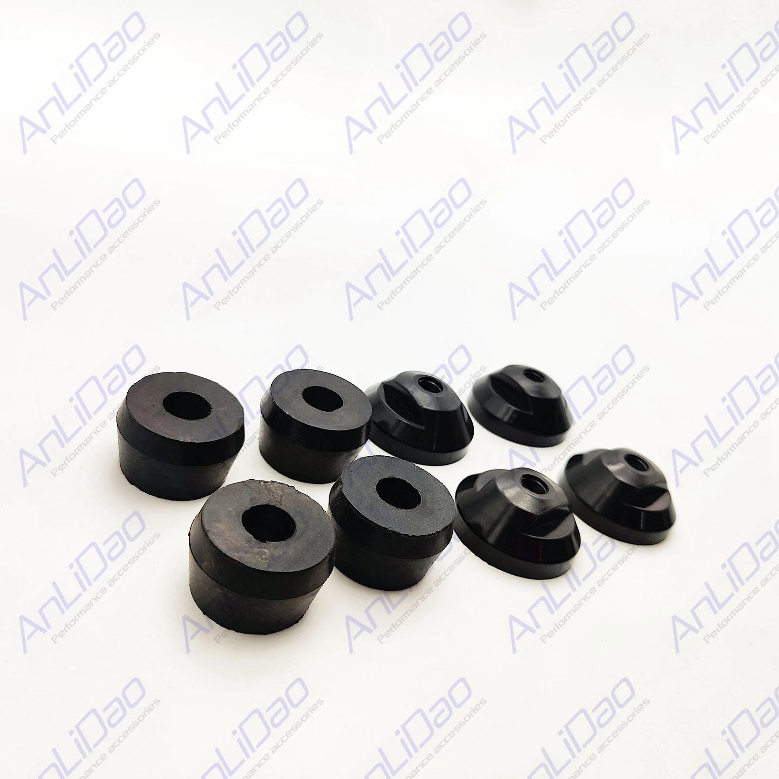 Set of 4 End Caps & Bushings for Mercruiser R/MR/Alpha One (23-99291T, 19-14842)