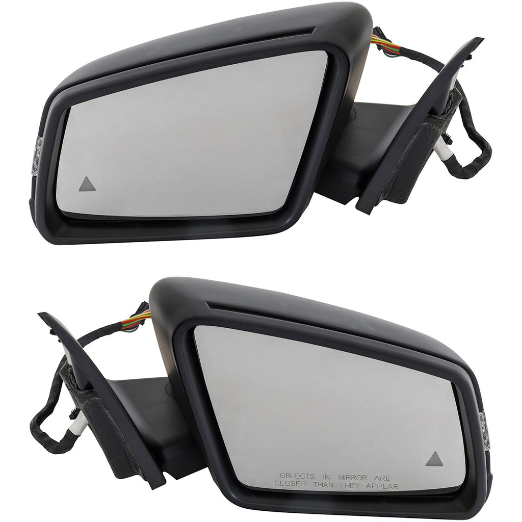 Set of 2 Heated Mirrors for MB Mercedes (Driver & Passenger Side)