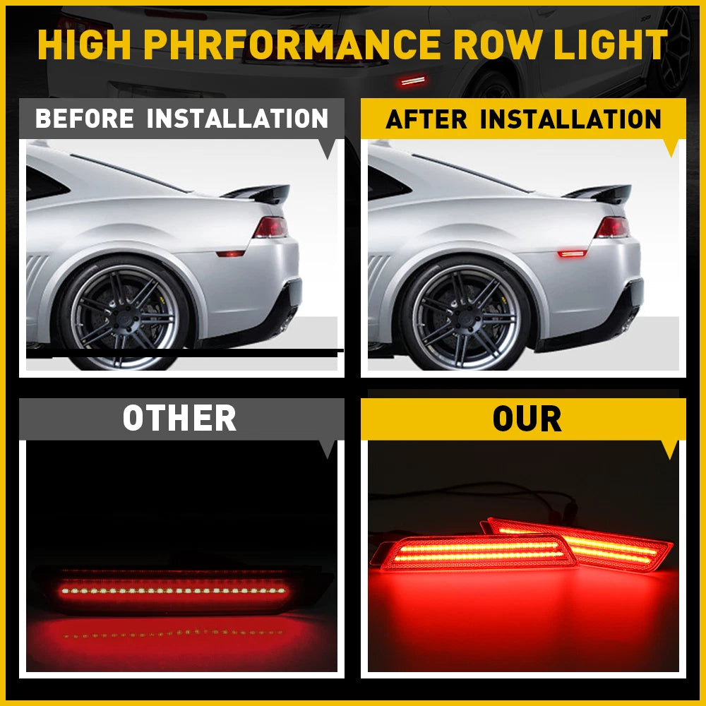 Smoked LED Side Marker Lights for Chevrolet Camaro (2010–2015) 92246253 92246252