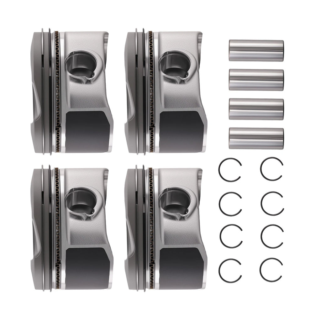 Set of 4 Engine Pistons for Toyota Celica MR2 Corolla Matrix 1.8L 1ZZFE (1998–2008)