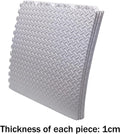 Set of 6 EVA Foam Interlocking Exercise Mats for Gym Floor Fitness Yoga
