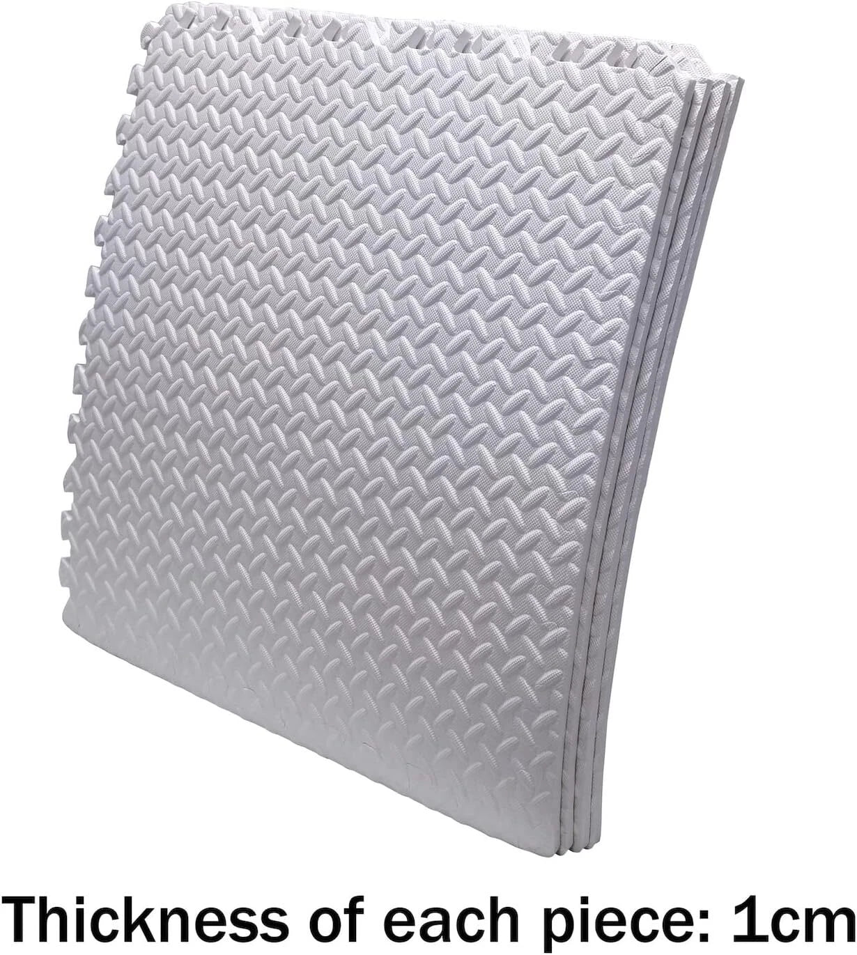 Set of 6 EVA Foam Interlocking Exercise Mats for Gym Floor Fitness Yoga
