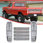 6 Clear LED Side Marker & Tail Lights for Ford Bronco Econoline Van