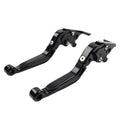 Black Extendable Brake Clutch Levers for Aprilia Tuono V4 1100RR (17-21)
