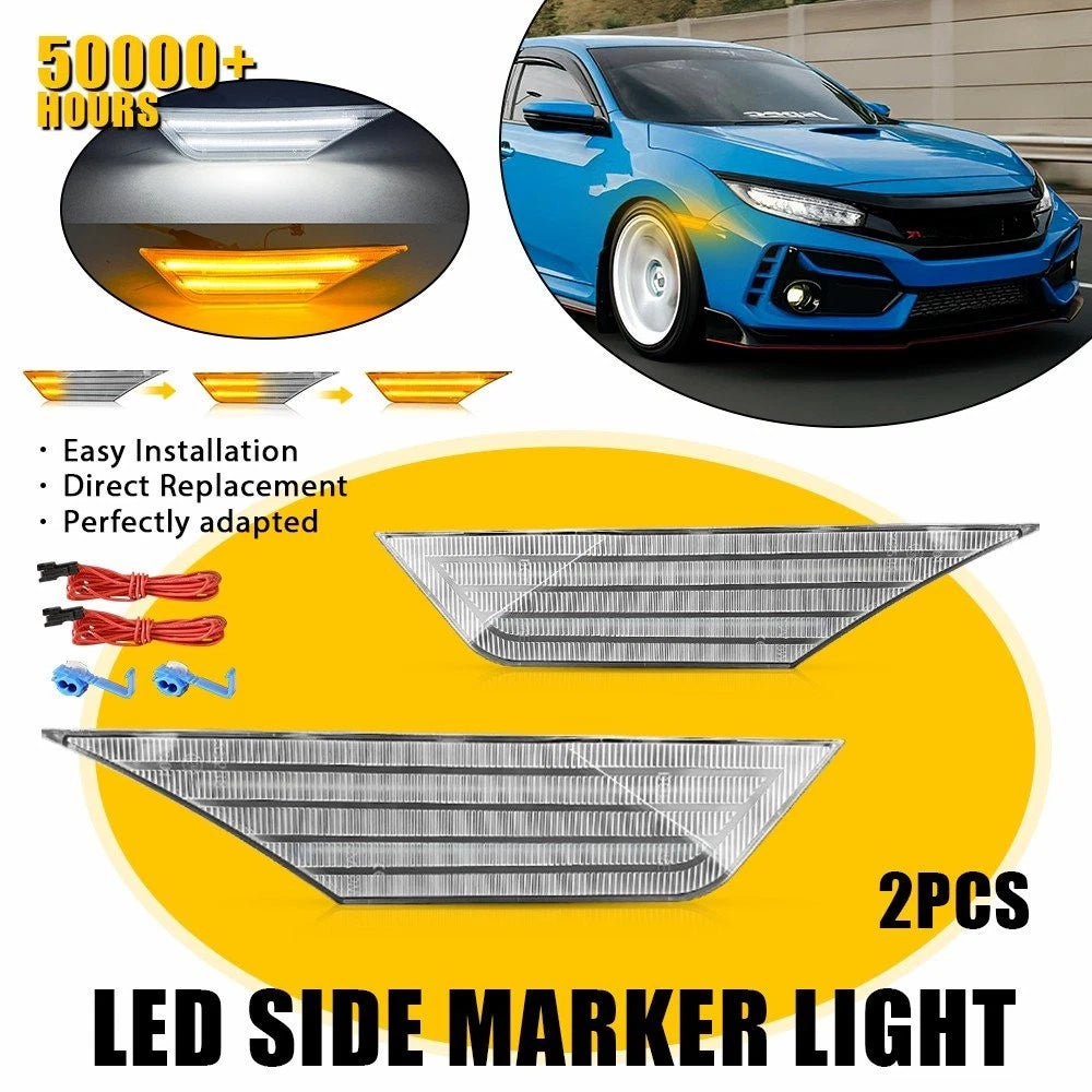 LED Side Marker Turn Signal Lamp for Honda Civic (2016–2021) EXV
