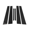 6 Pcs Door Pillar Window Trim for Mercedes S-Class (2007-2013) Black