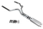 3" Dual Exhaust Muffler for Chevy GMC 2500 (2000–2006) - Dual Inlet, 2 Chamber