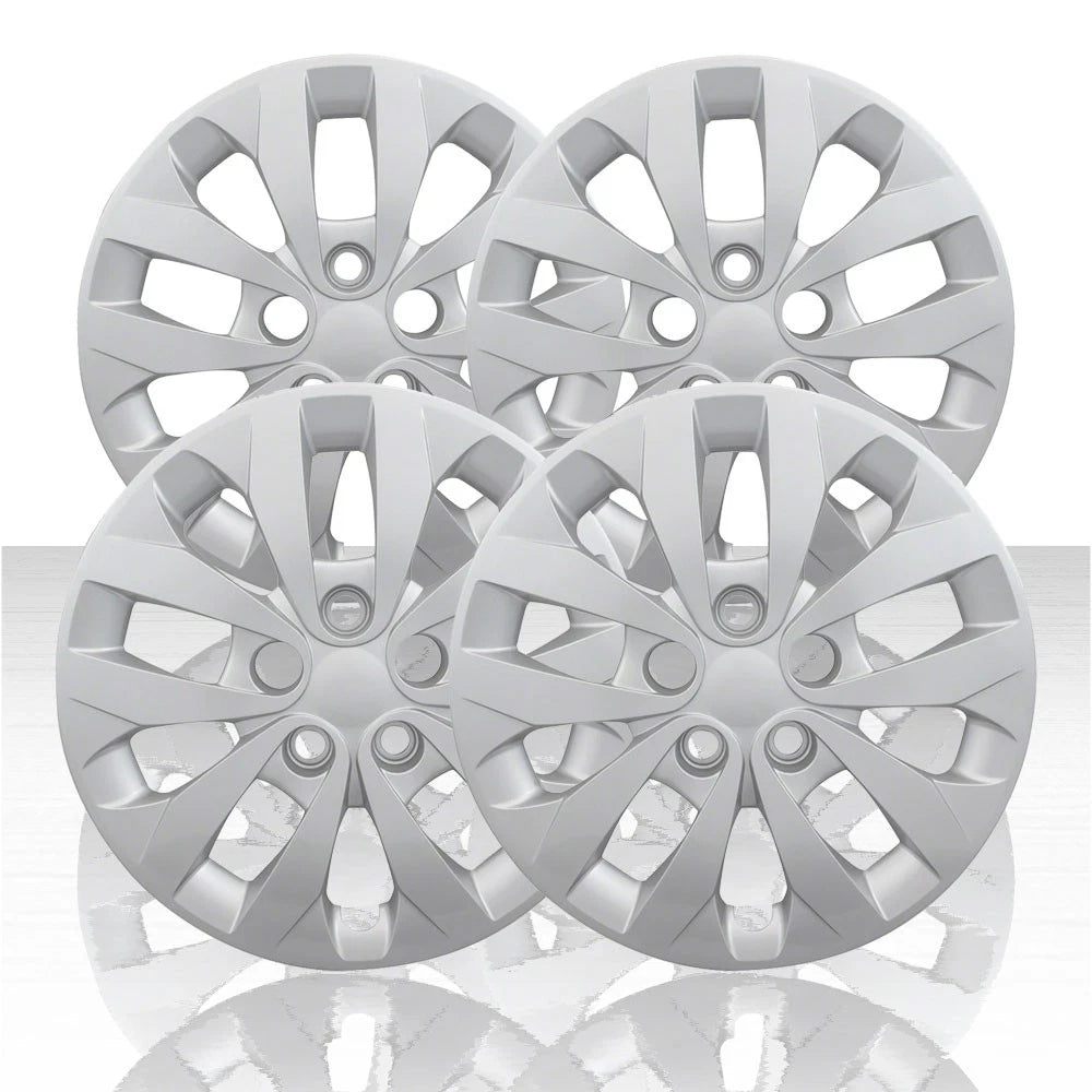 4 16" Wheel Covers Bolt On Full Hub Caps R16 Steel Rim for Hyundai Elantra 11-18