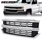 Chrome Front Upper Grille for Chevrolet Silverado 1500 (2016–2019)