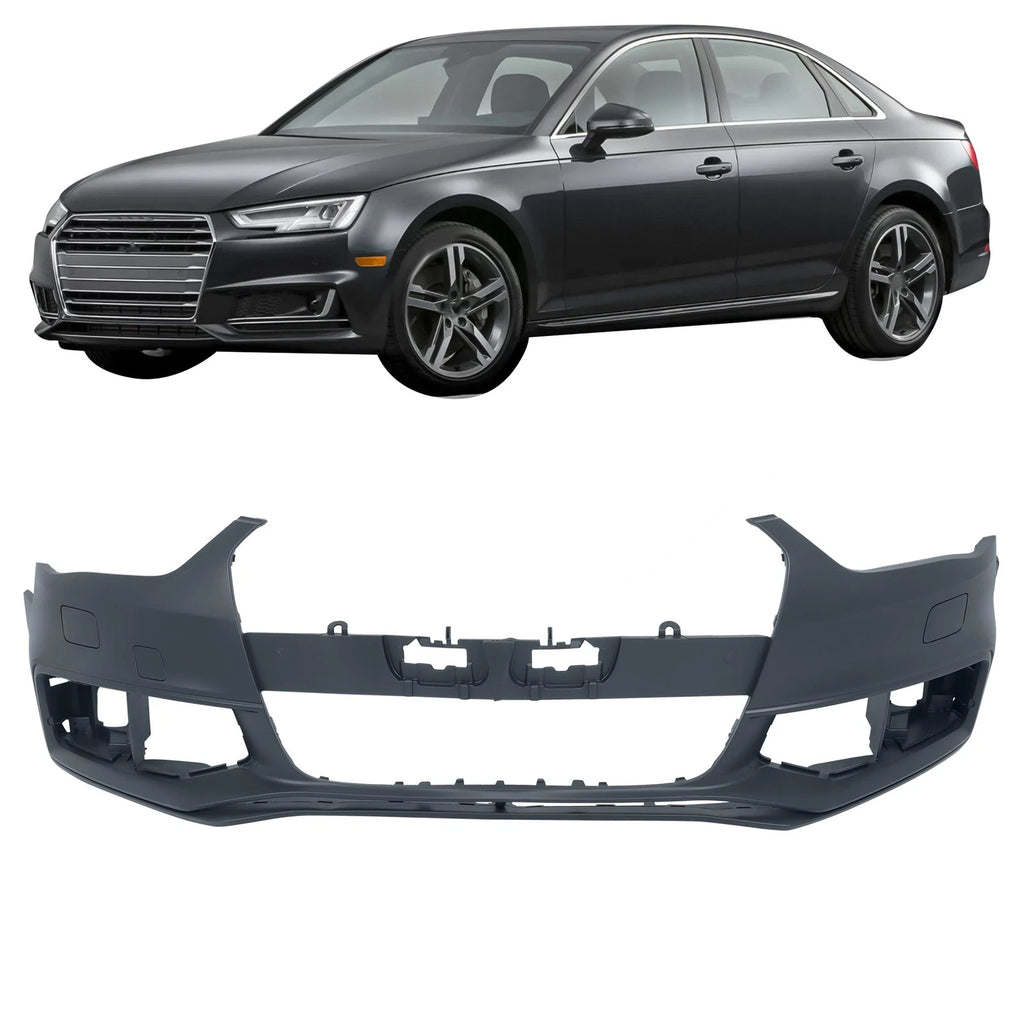 Front Bumper Cover for Audi A4 S4 A4 Quattro (2013–2016)