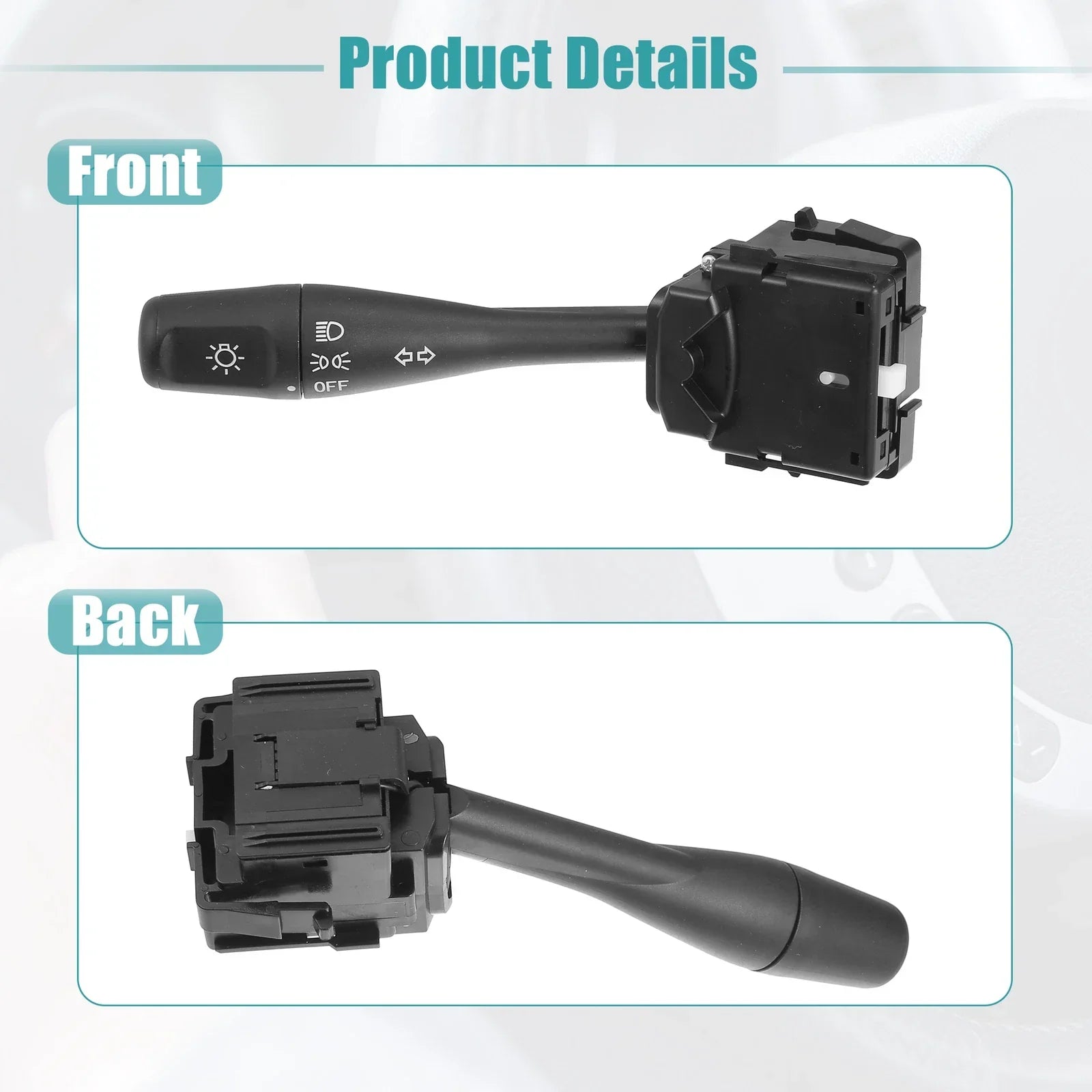 Turn Signal Switch for Chrysler Sebring, Dodge Stratus, Black (2001-2006)