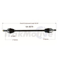 Front Right CV Axle Shaft SurTrack KA8079 for Kia Soul (2010–2011)