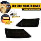 Smoked Lens Amber LED Front Fender Side Marker Light for Ford Ranger (2019–2022)