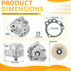 Oil Pump and Drive Gear Gasket Kit for Yamaha Raptor 660R (2001–2005)
