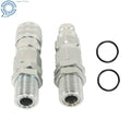 Hydraulic Quick-Connect Coupler for John Deere 35G 50C 260 325 CT332 (KV13884 AT312877)