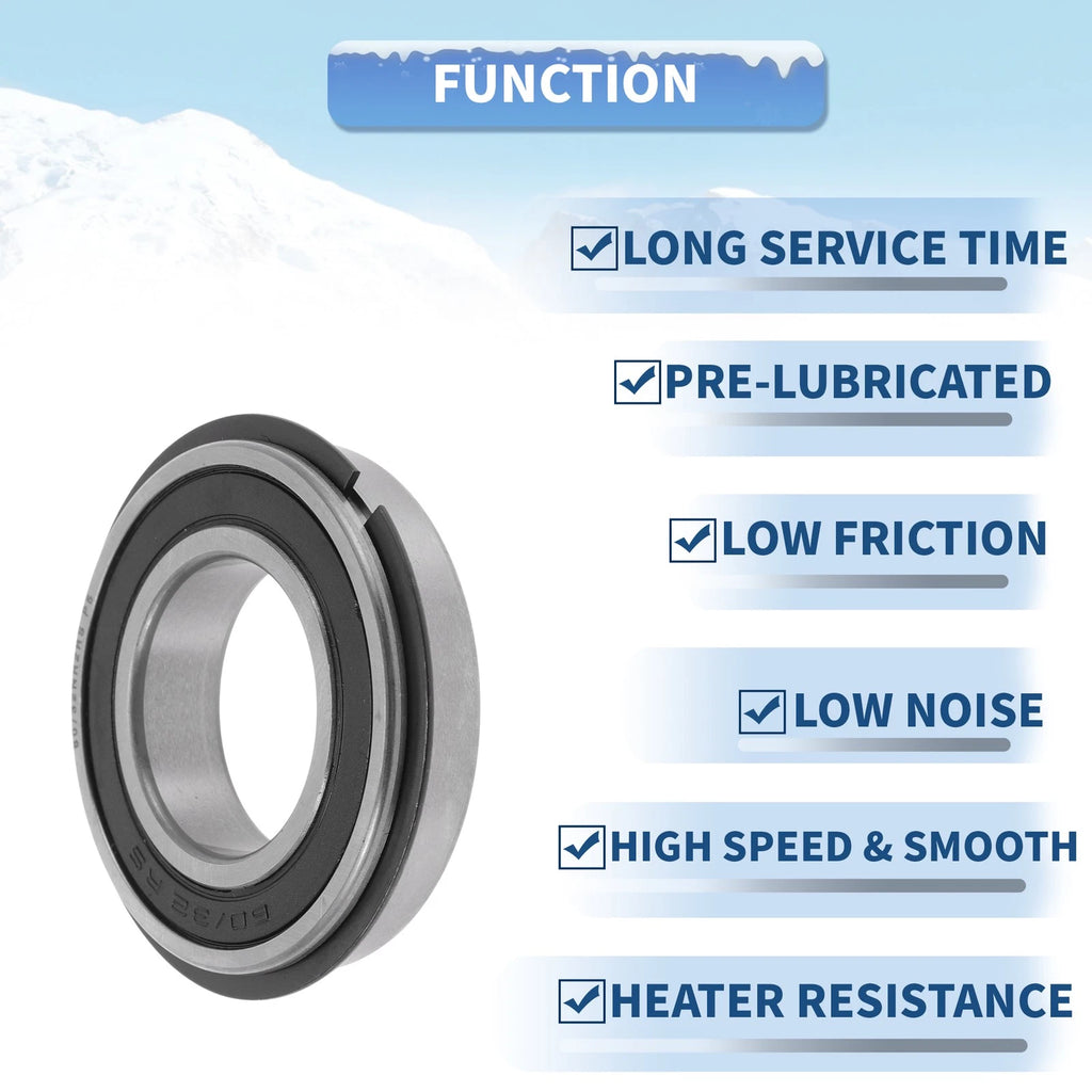 1Pc 60/32NR2RS Deep Groove Ball Bearing for Scooter Skateboard (32x58x13mm)