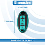 Silicone Key Fob Case Cover for Nissan Cabstar (2007–2023) - Green