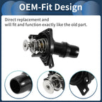 Engine Coolant Thermostat Housing Assembly for Honda Accord (2003–2007) No. 19301RAAA01