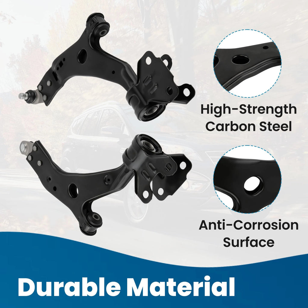 Suspension Kit Front Lower Control Arm Tie Rods Sway Bar for Ford Escape (2013–2018)