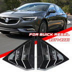 2x Carbon Look Side Window Louver Shutter Cover Trim Buick Regal (2017–2021)