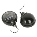 4.5" Black LED Auxiliary Spot Fog Lights for Harley