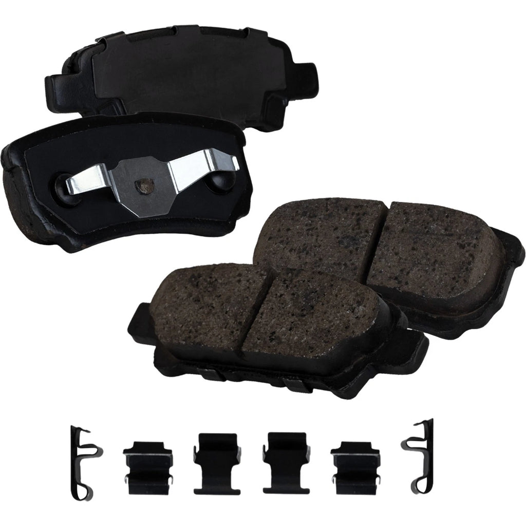 Front Brake Disc Rotors and Pads Kit for Nissan Leaf (2014–2017)