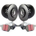 Set of 4 Brake Disc and Pad Kits for BMW X4 X3