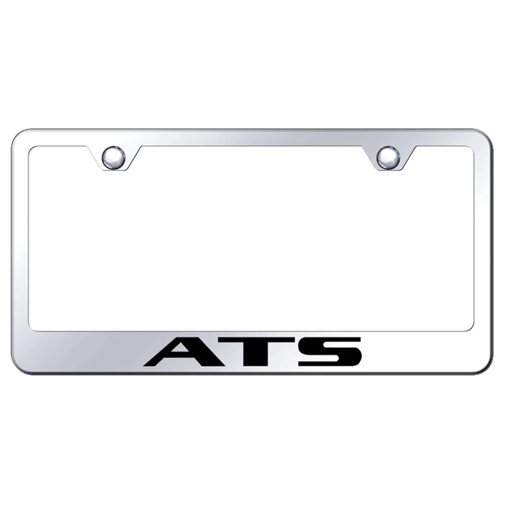 Stainless Steel License Plate Frame - Officially Licensed for Cadillac ATS