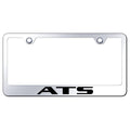 Stainless Steel License Plate Frame - Officially Licensed for Cadillac ATS