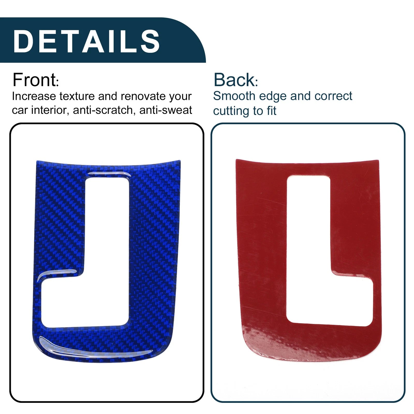 ABS Gear Shift Knob Cover Decal for Subaru Impreza (2012–2014) Dark Blue