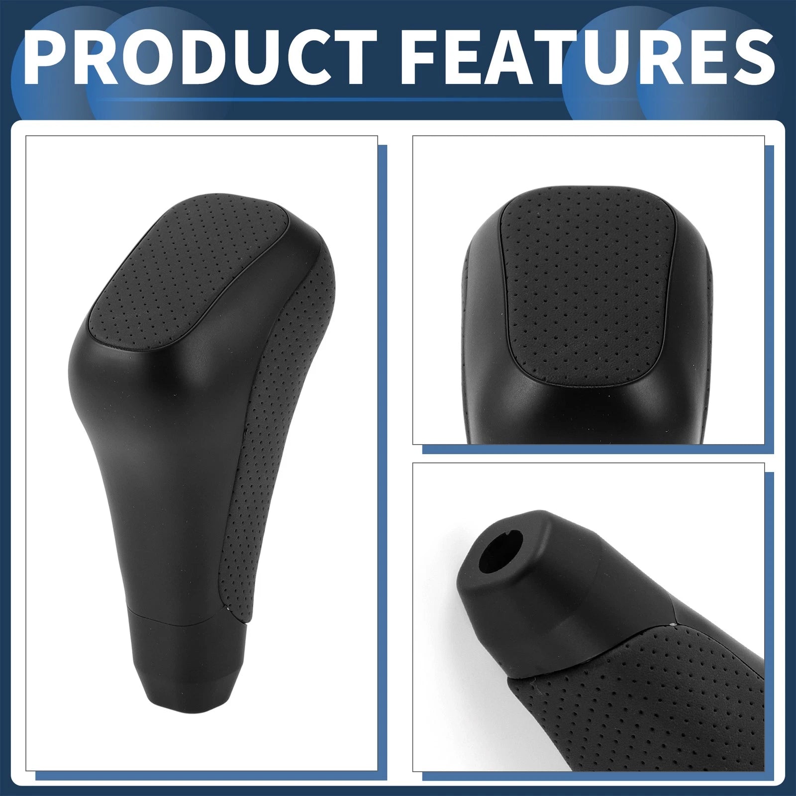 Automatic Gear Shift Knob for Toyota 4Runner (2012–2021) Black Faux Leather