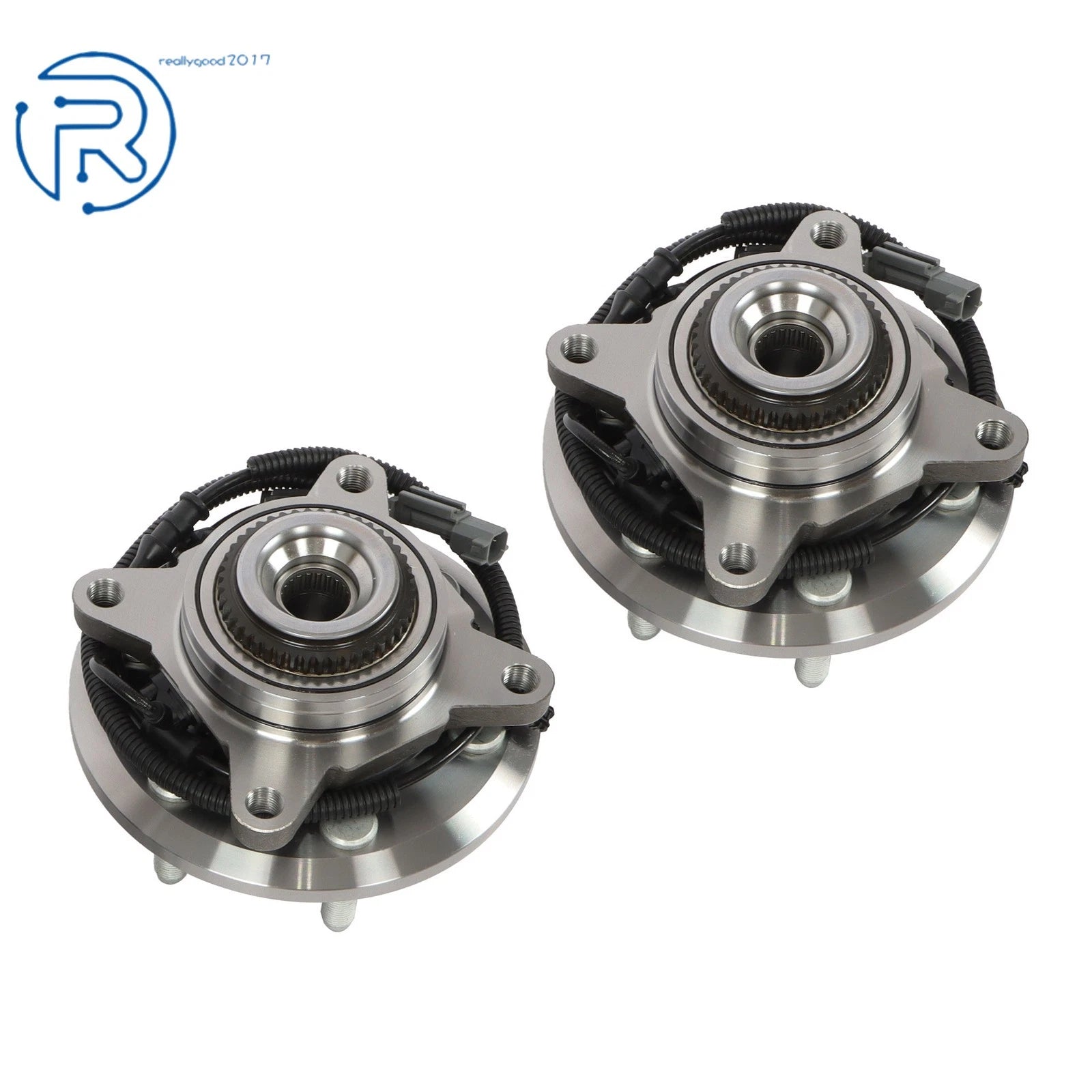 2X Front Wheel Hub Bearing for Ford F-150 2018–2020 4WD w/ ABS