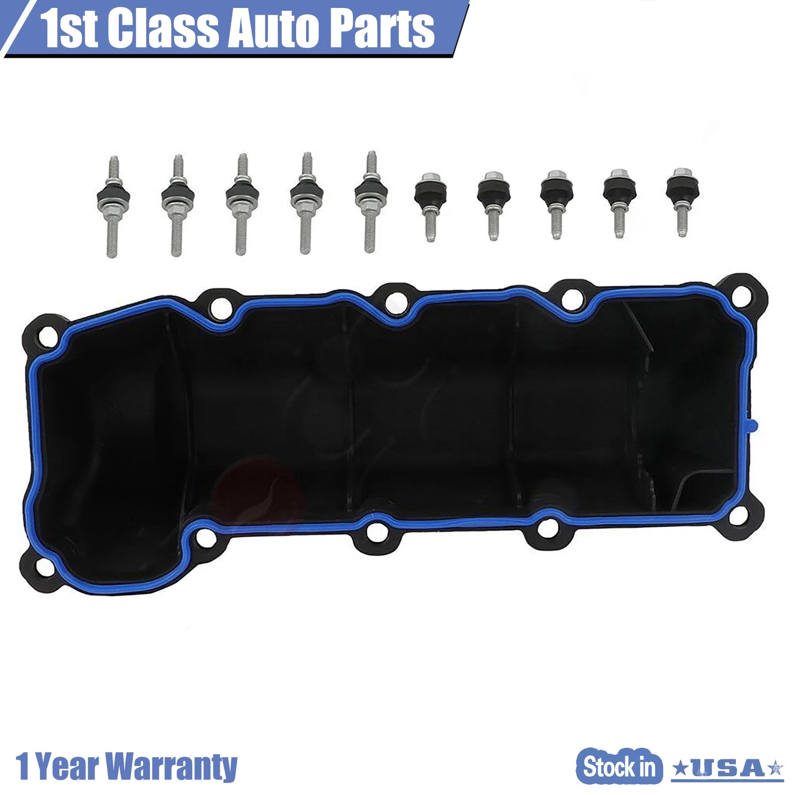Left Valve Cover & Gasket for Dodge Dakota, Ram 1500, Jeep Liberty (2002–2012)