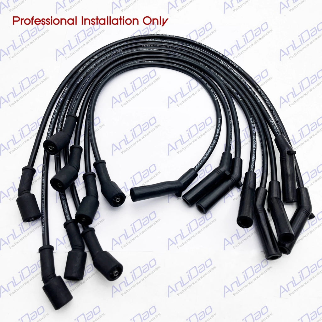 8mm Spark Plug Wire Set for Fit Fit Crusader 8.1L (1984–1998) RK120019 84-881698 3861295