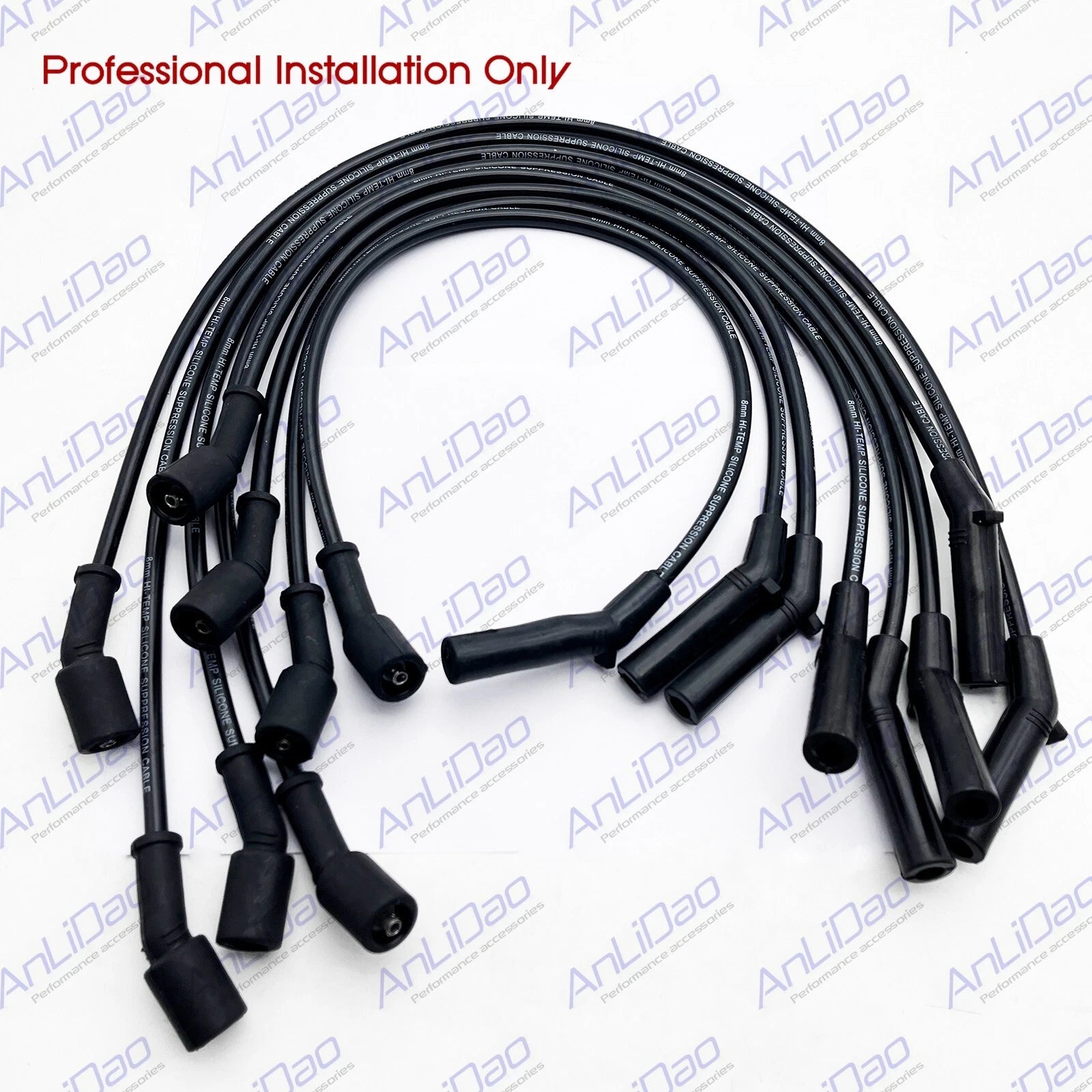 8mm Spark Plug Wire Set for Fit Fit Crusader 8.1L (1984–1998) RK120019 84-881698 3861295