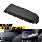Black PU Leather Console Armrest Cover for VW Jetta Golf Beetle